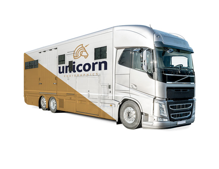 Vrachtwagen belettering