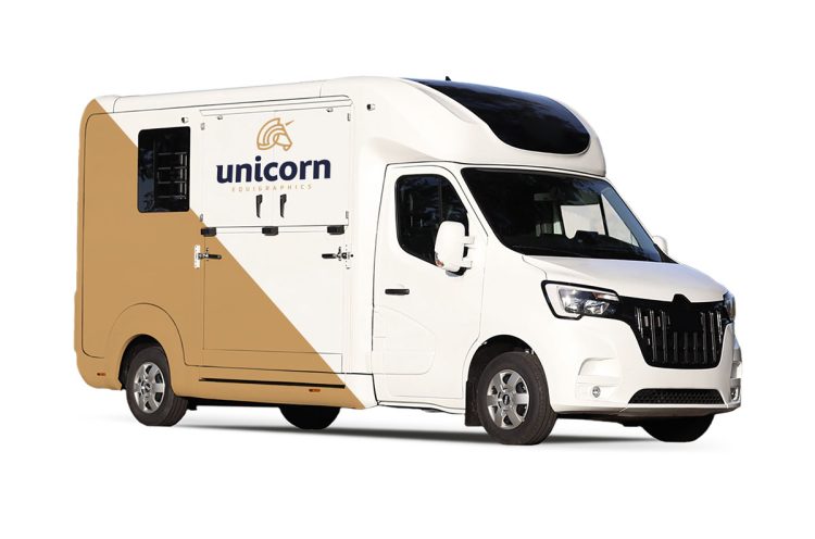Horsebox belettering